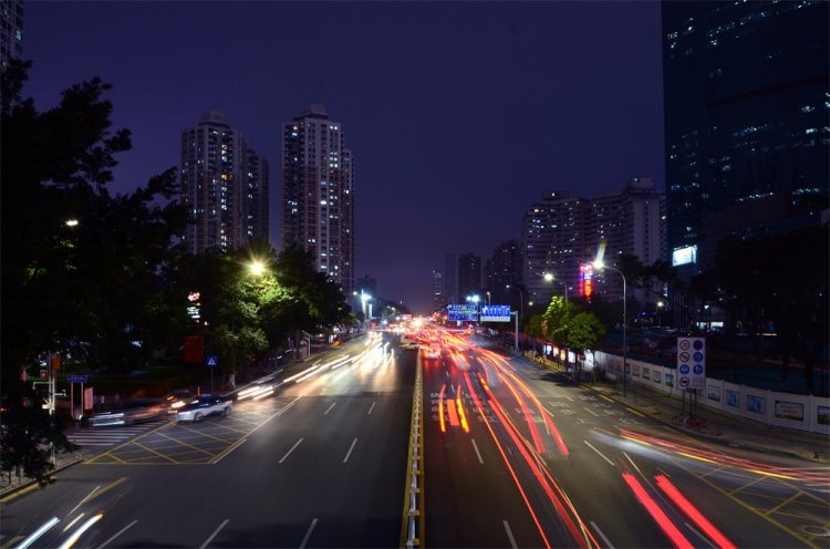 城市景观照明-深圳“金三角”金融商业核心区照明工程图片